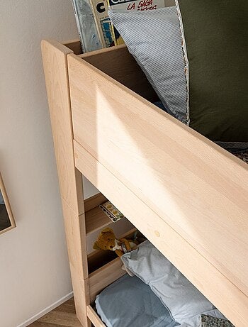 Lit superposé séparable avec lit gigogne en hêtre ARSÈNE