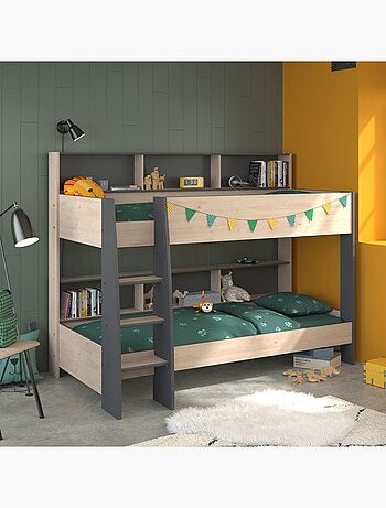 Lit superposé avec rangements