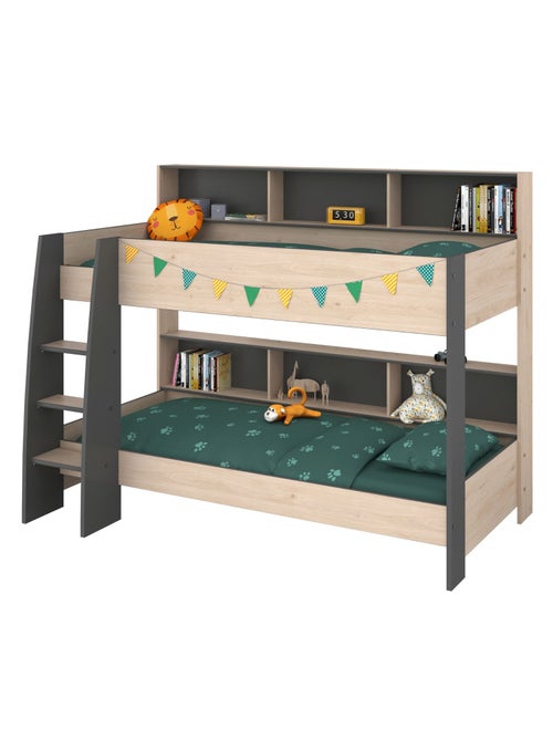 Lit superposé avec rangements - Kiabi