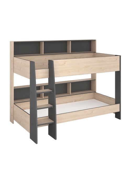 Lit superposé avec rangements - Kiabi