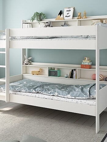 Lit superposé pin massif EDOUARD