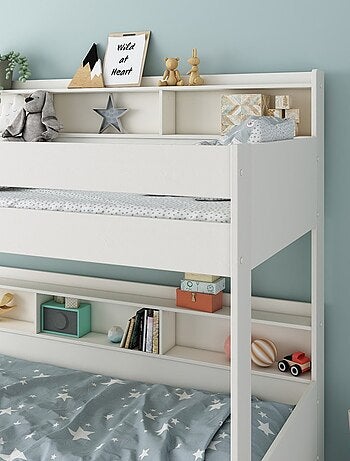 Lit superposé pin massif EDOUARD