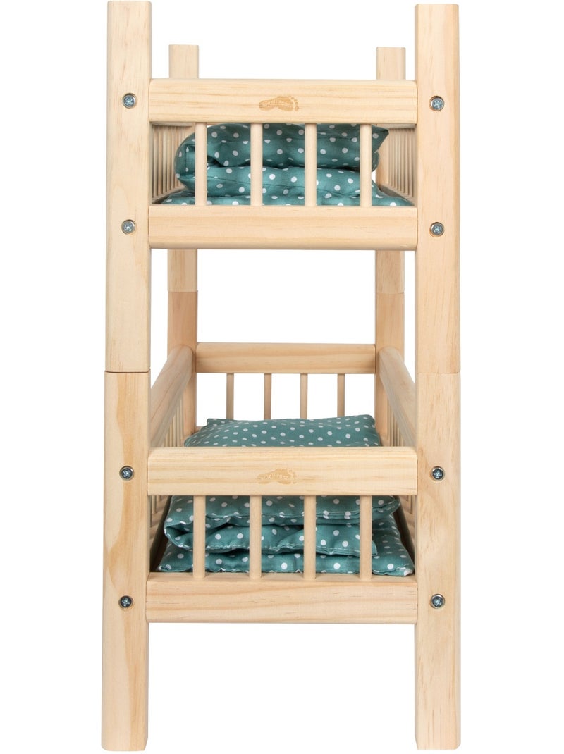 Lit superposé de poupée nature Beige - Kiabi