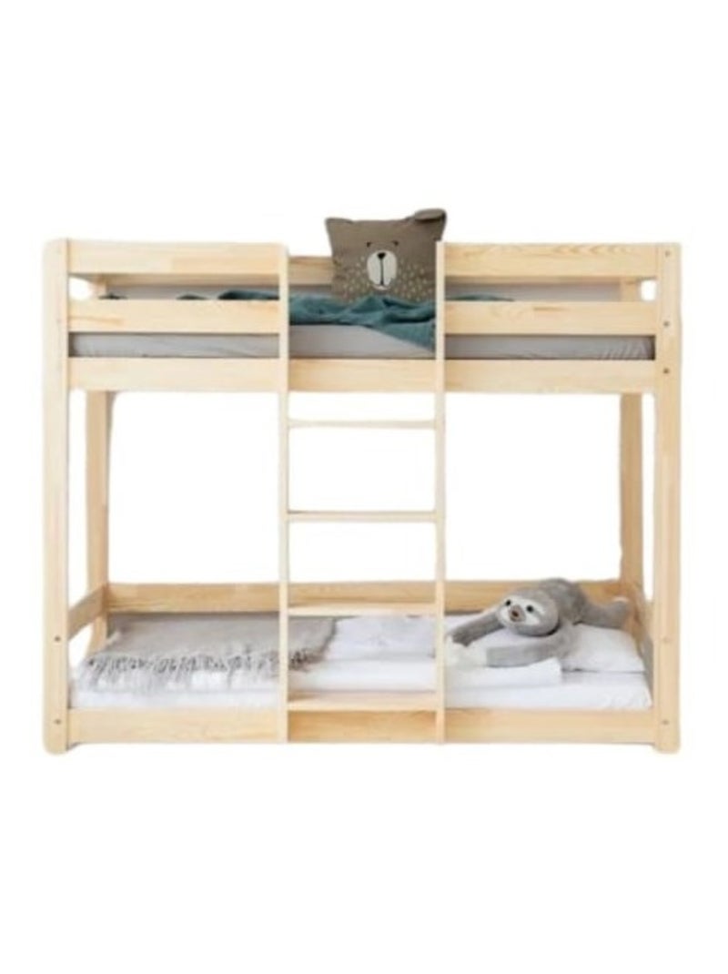 Lit superposé en bois cabane Mila CLPN Bois naturel - Kiabi