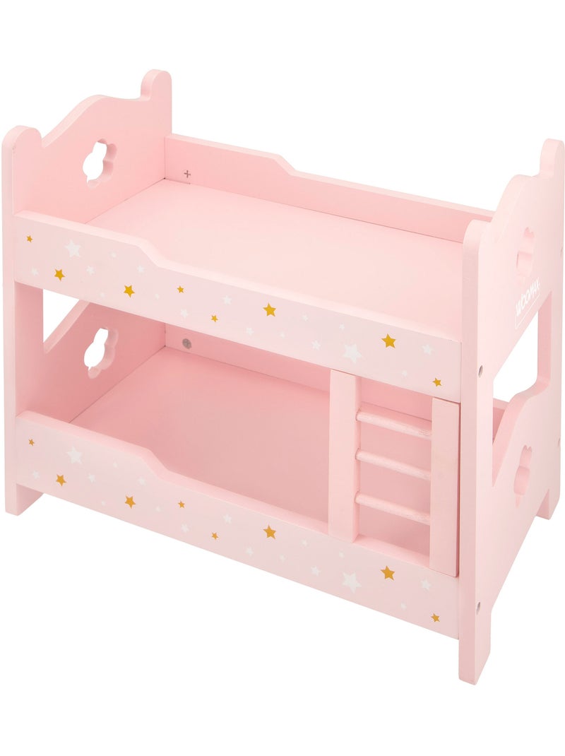 Lit superposé en bois pour poupée woomax N/A - Kiabi