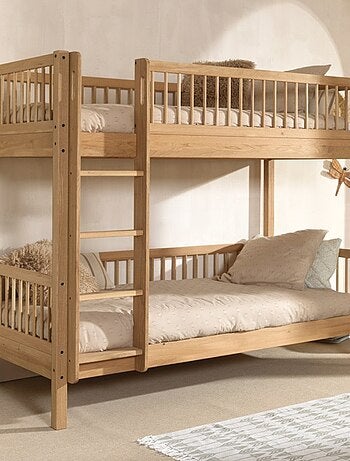 Lit superposé en chêne massif ROMANE