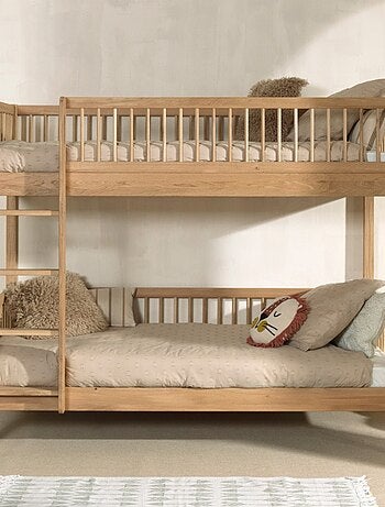 Lit superposé en chêne massif ROMANE