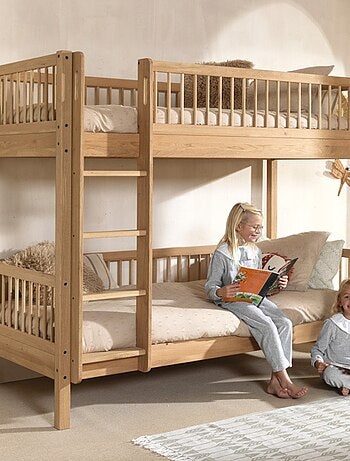 Lit superposé en chêne massif ROMANE