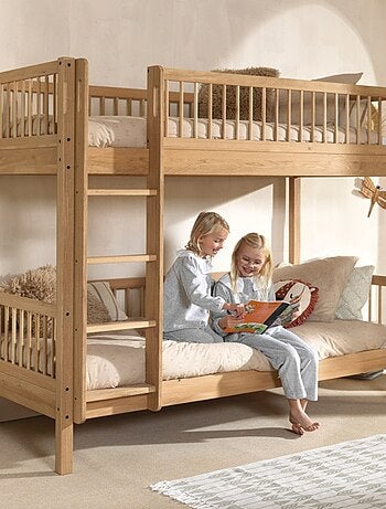 Lit superposé en chêne massif ROMANE