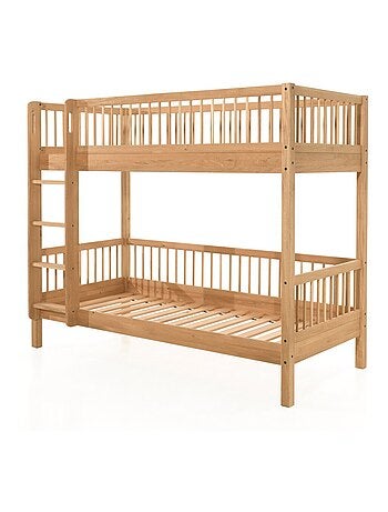 Lit superposé en chêne massif ROMANE