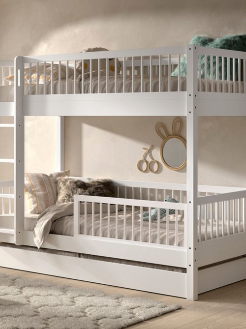 Lit superposé en hêtre massif  AUBANE - Kiabi