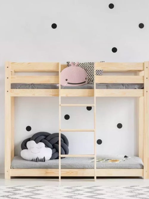 Lit superposé enfant clp mila 90×140 cm pin massif - Kiabi