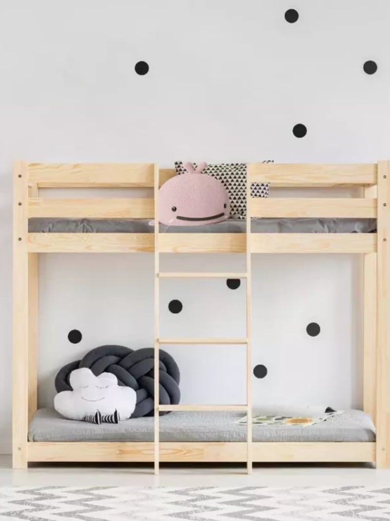 Lit superposé enfant clp mila 90×140 cm pin massif Beige - Kiabi