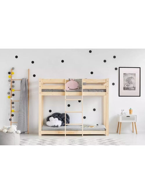 Lit superposé enfant clp mila 90×140 cm pin massif - Kiabi
