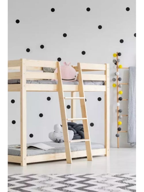 Lit superposé enfant clp mila 90×140 cm pin massif - Kiabi