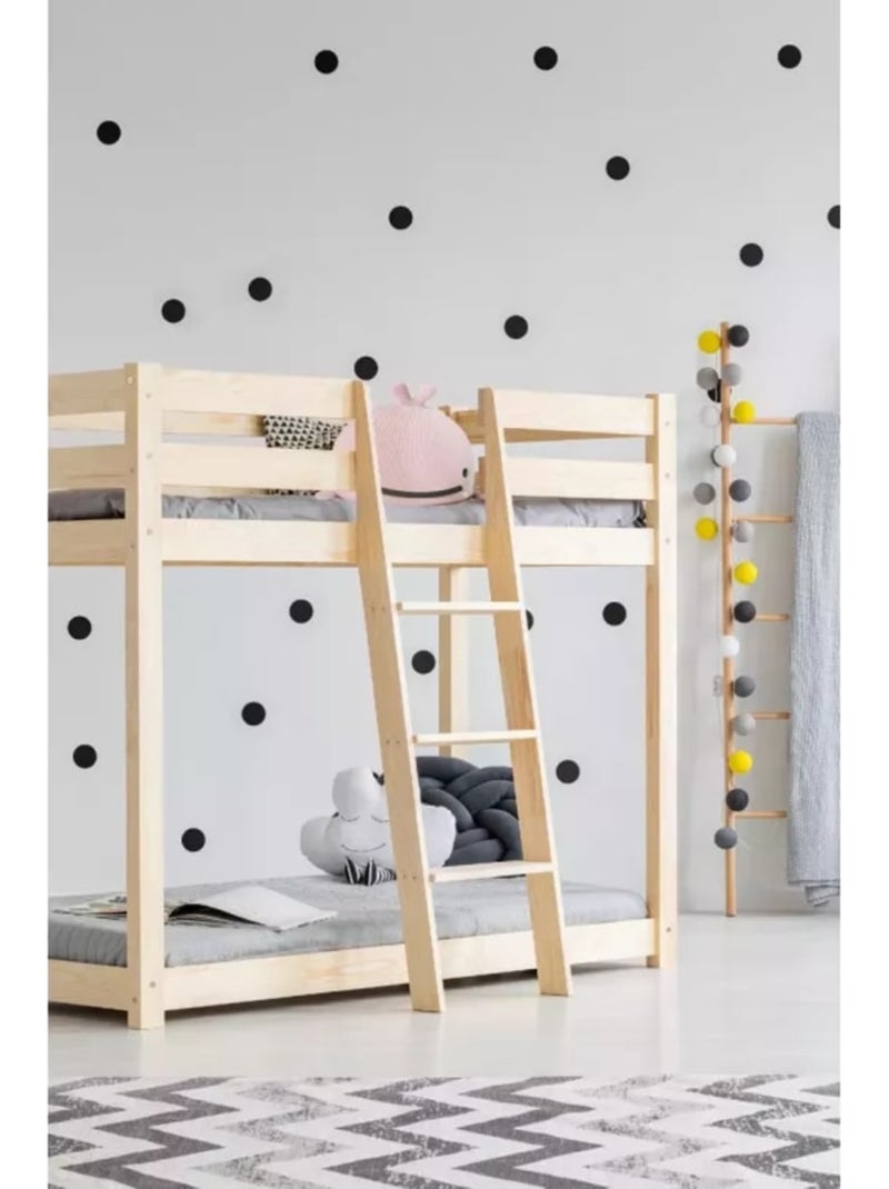 Lit superposé enfant clp mila 90×140 cm pin massif Beige - Kiabi
