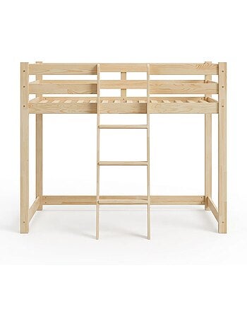 Lit superposé enfant clpa mila 80×160 cm pin massif