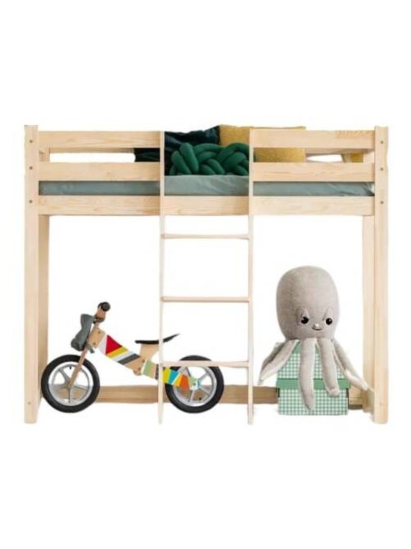 Lit superposé enfant CLPA Mila Bois naturel - Kiabi