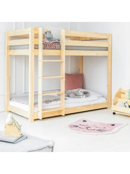 Lit superposé enfant clpbn mila 80×180 cm pin massif - Kiabi Lit superposé enfant clpbn mila 80×180 cm pin massif - Kiabi