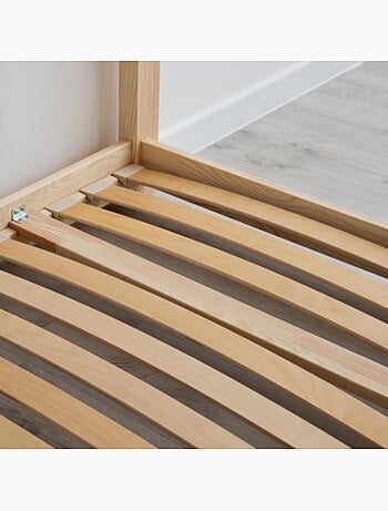 Lit superposé enfant dmpba 90×200 cm pin massif