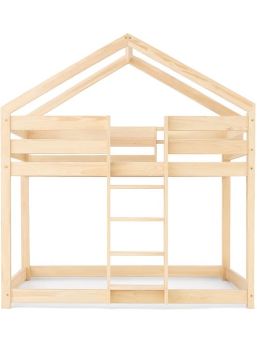 Lit superposé enfant dmpn pin massif - Kiabi