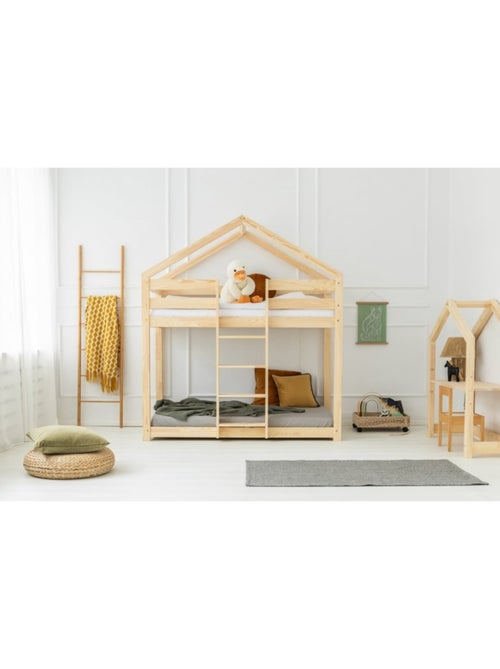 Lit superposé enfant dmpn pin massif - Kiabi