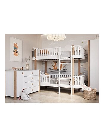 Lit superposé enfant en bois YappyÉtude