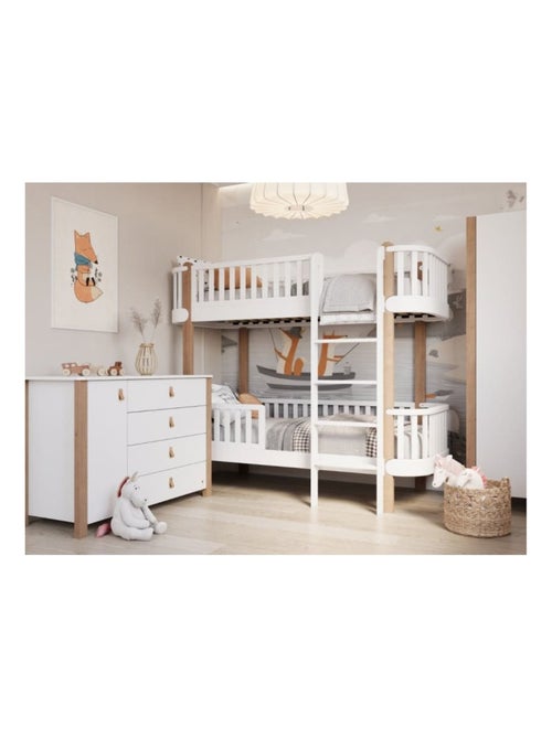 Lit superposé enfant en bois YappyÉtude - Kiabi