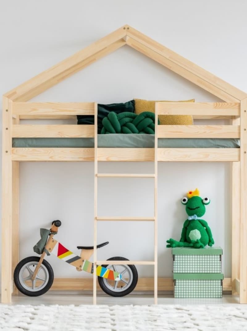 Lit superposé enfant Mila Bois naturel - Kiabi