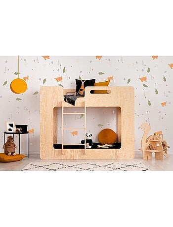 Lit superposé enfant simba 70×160 cm contreplaqué