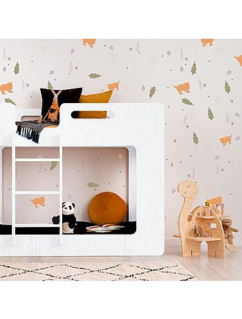 Lit superposé enfant simba 70×160 cm contreplaqué