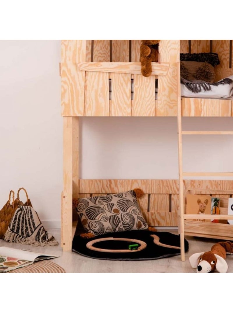 Lit superposé enfant ted a 80×180 cm contreplaqué Beige - Kiabi