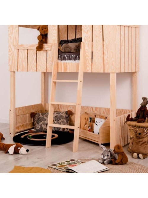 Lit superposé enfant ted a 80×180 cm contreplaqué - Kiabi