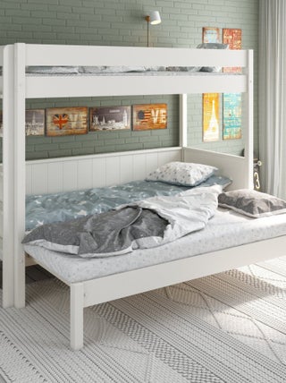 Lit superposé extensible pin massif  ALCESTE