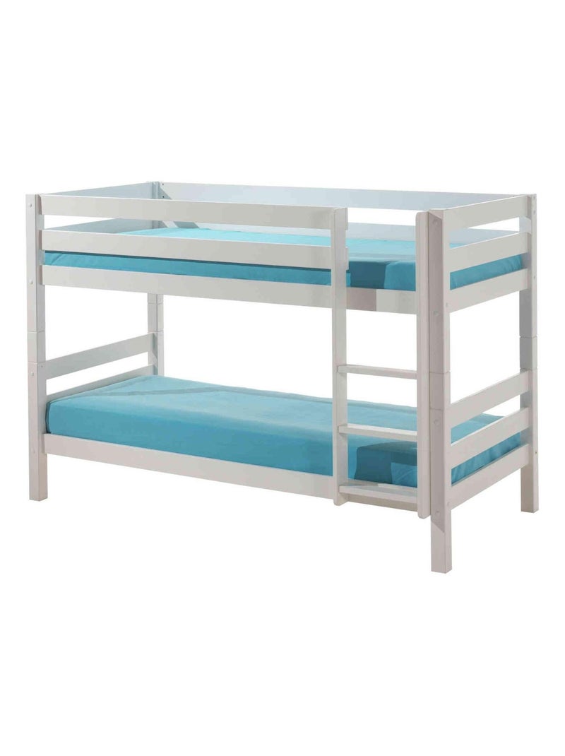 Lit superposé laqué Blanc - Kiabi