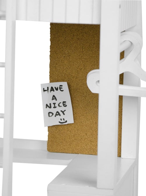 Lit superposé mezzanine avec bureau et rangement pour poupée - Kiabi