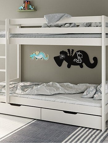 Lit superposé pin massif BASILE