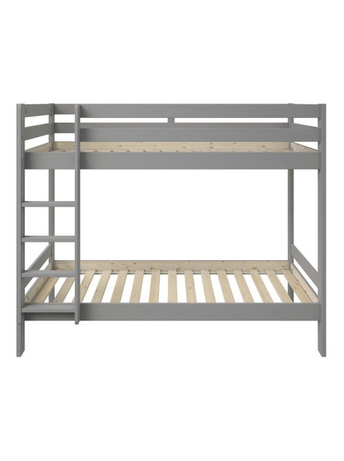 Lit superposé pin massif   BASILE - Kiabi