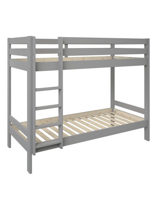 Lit superposé pin massif   BASILE - Kiabi