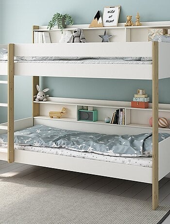 Lit superposé pin massif EDOUARD