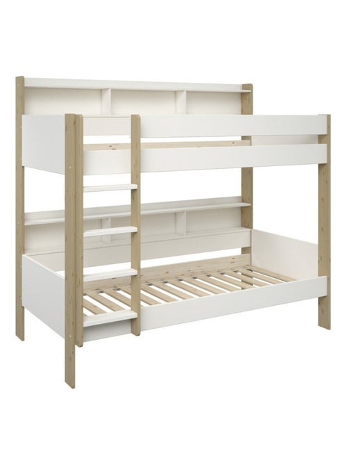 Lit superposé pin massif   EDOUARD - Kiabi