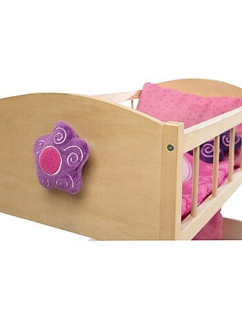 Lit superposé pour poupée jumelle avec literie 'Happy Fee' ROBA
