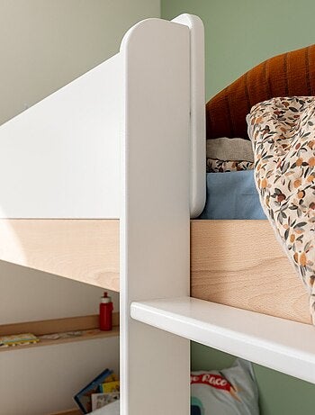 Lit superposé séparable avec lit gigogne en hêtre ARSÈNE