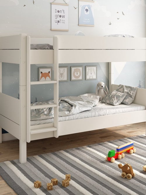 Lit superposé séparable avec matelas pin massif ACHILLE - Kiabi