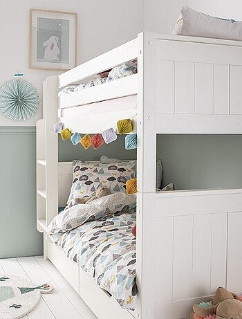 Lit superposé séparable et matelas pin massif ARTHUR