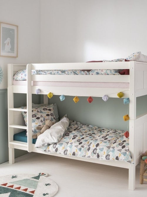 Lit superposé séparable et matelas pin massif  ARTHUR - Kiabi