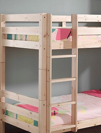 Lit superposé séparable pin massif naturel ARMANCE & FAUSTIN