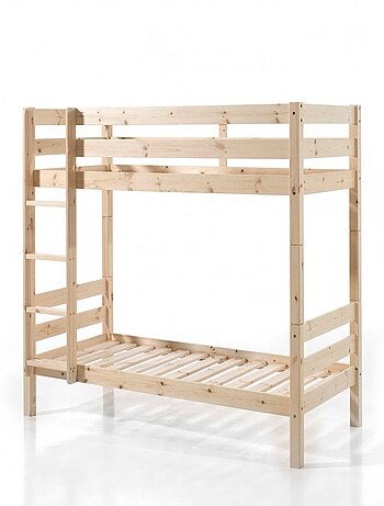 Lit superposé séparable pin massif naturel ARMANCE & FAUSTIN