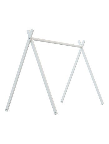 Lit tipi en bois avec toit 60 x 120 cm