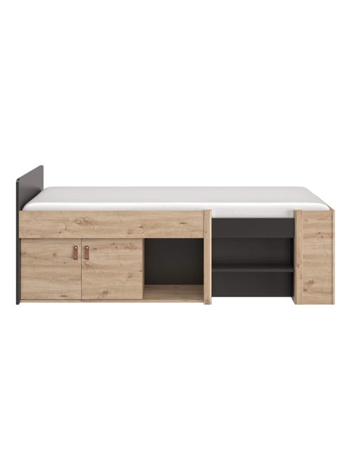 Lit tiroir avec niches de rangement - Kiabi